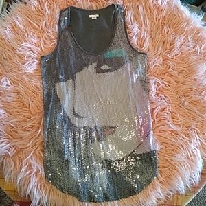Sparkle Glam Tank Top